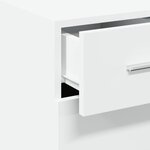 vidaXL Buffet blanc 30x42 5x93 cm bois d'ingénierie