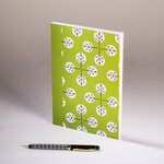 Graphique - Cahier cercles sur fond vert