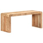 vidaXL Banc 110x38x46 cm Bois solide d'acacia
