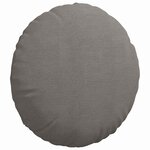 vidaXL Coussins de siège 2 Pièces Gris clair Ø 60 cm
