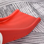 Toboggan enfant pliable 3 à 6 ans usage intérieur extérieur dim. 120l x 50l x 56h cm hdpe rouge