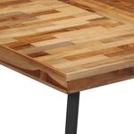 vidaXL Table à manger 148x97x76 cm bois massif de teck
