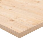 vidaXL Dessus de table 100x60x2 5 cm bois de pin massif rectangulaire