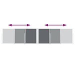 vidaXL Auvent latéral rétractable Anthracite 120 x 600 cm