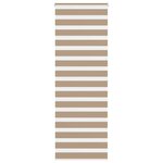 vidaXL Store zèbre marron sable largeur du tissu 65 9 cm polyester