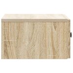 vidaXL Cabinet de chevet 2 Pièces Chêne Sonoma 49 x 34 5 x 20 cm