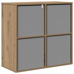 vidaXL Buffet avec tiroir Chêne artisanal 68 5 x 32 x 67 cm