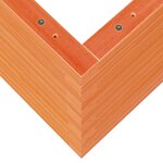 vidaXL Jardinière cire marron 90x60x45 5 cm bois de pin massif
