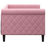 vidaXL Lit de repos sans matelas rose 80x200 cm velours