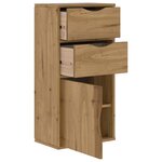 vidaXL Armoire latérale avec tiroirs ODDA 40x24x79 cm bois massif pin