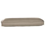 vidaXL Coussin pour assise / dossier de palette Taupe 120 x 50 x 12 cm