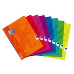 Cahier OPENFLEX piqûre A4 96 pages 90g petits carreaux Coloris aléatoire OXFORD