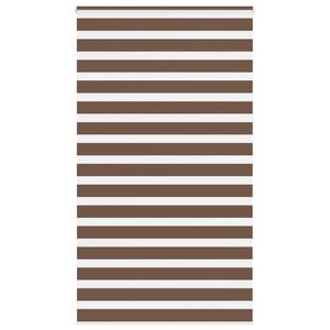 vidaXL Store zèbre marron 125x230cm largeur du tissu 120 9cm polyester