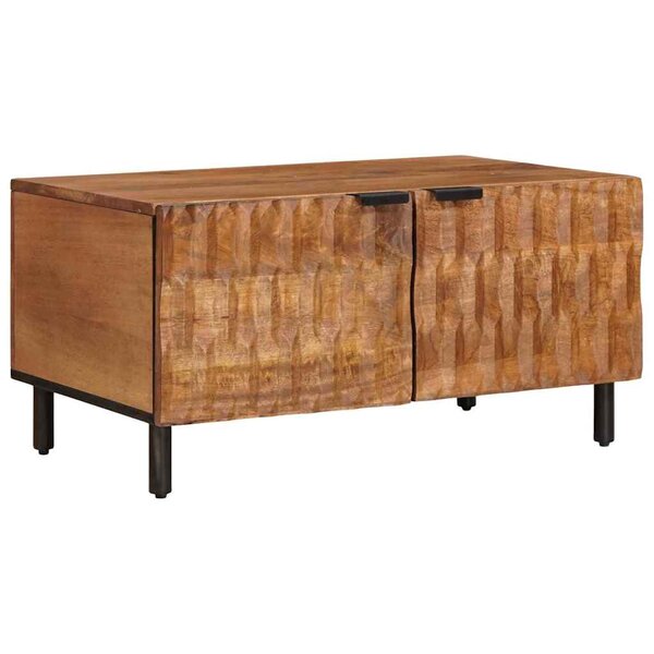 vidaXL Table basse Marron 80 x 50 x 40 cm Bois de mangue massif