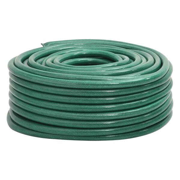 vidaXL Tuyau d'arrosage vert 1" 30 m PVC