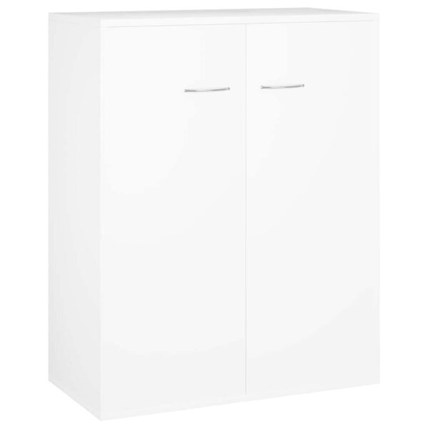vidaXL Buffet blanc 60x30x75 cm bois d'ingénierie