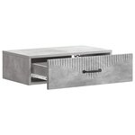 vidaXL Table d'appoint murale 59 x 34 5 x 17 cm Bois d'ingénierie