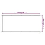 vidaXL Auvent vertical Bleu 180x270 cm Tissu oxford