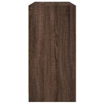 vidaXL Buffet chêne marron 102x37x75 5 cm bois d'ingénierie