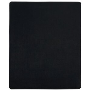 vidaXL Drap-housse Jersey Noir 180x200 cm Coton