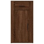 vidaXL Armoire de bureau Chêne marron 40x49x75 cm Bois d'ingénierie