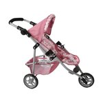 Bayer Chic 2000 612-85 - Poussette de poupée jogging LOLA Fleur rose pâle