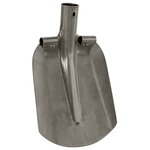 vidaXL Tête de pelle Argent 33 x 21 cm Acier enduit de poudre