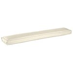 vidaXL Set de coussins de palette 2 Pièces Crème 200 x 40 x 8 cm