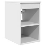vidaXL Meuble de Salle de Bain In-between Blanc 30 x 44 5 x 50 cm