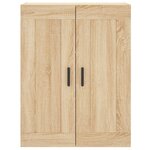 vidaXL Armoire murale chêne sonoma 69 5x34x90 cm bois d'ingénierie