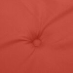 vidaXL Coussins de banc de jardin lot de 2 rouge mélangé tissu
