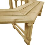 vidaXL Banc de jardin 240 cm Bois de pin imprégné