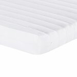 vidaXL Lit de jour avec gigogne et matelas gris clair 90x190cm velours