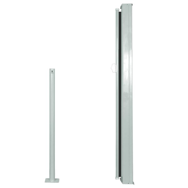vidaXL Auvent latéral rétractable 120 x 300 cm Noir