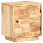 vidaXL Table de chevet 40x30x45 cm Bois de manguier solide