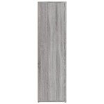 vidaXL Buffet Sonoma gris 80x30x106 cm Bois d'ingénierie