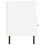 vidaXL Meuble TV blanc 102x36x50 cm bois d'ingénierie