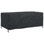 vidaXL Housse pour meubles Uni Noir 200 x 110 x 70 cm 210D