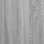 vidaXL Table de chevet murale sonoma gris 45x30x35 cm