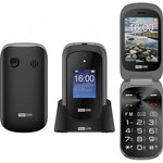 Téléphone portable à clapet gsm avec bouton appel sos maxcom mm825