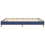 vidaXL Cadre de lit Bleu 180 x 200 cm Tissu