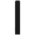 vidaXL Étagère murale noir 43x9x60 cm bois d'ingénierie