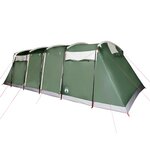 vidaXL Tente familiale tunnel 10 personnes vert imperméable