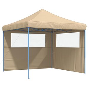 vidaXL Tente de fête Beige 292 x 292 x 315 cm Tissu Oxford