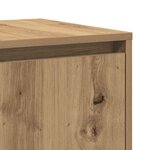 vidaXL Buffet chêne artisanal 120 x 41 x 75 cm Bois d'ingénierie
