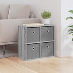 vidaXL Buffet Gris Sonoma 49 5 x 22 x 47 cm