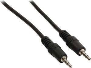 Cable Audio Jack LogiLink 3"1/2 M/M 1m (noir)