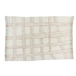 Tapis laine motif Masaï - couleur sable - 200 x 300 cm