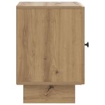 vidaXL Cabinet de chevet 2 pc Chêne artisanal 43 x 34 5 x 50 cm