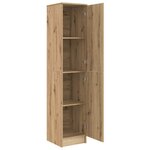 vidaXL Highboard chêne artisanal 35 x 39 x 168 cm Bois d'ingénierie